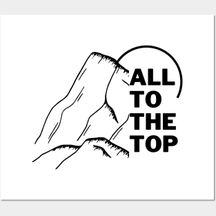 Success|| all to the top|| The sky is the limit|| motivational Posters and Art